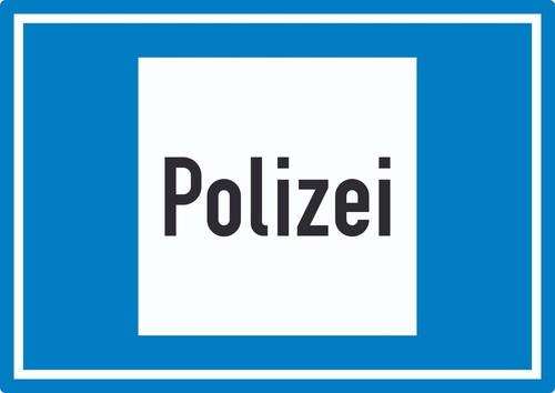 Richtzeichen polizei symbol - richtzeichen,