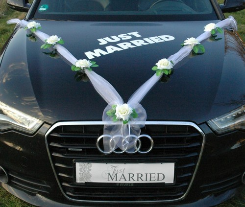 Just married autoschmuck braut - just,