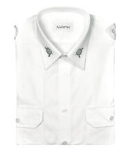 Pilotenhemd - extra langem Arm / Armlänge 69cm - Modern Fit mit gesticktem Motiv