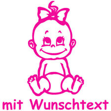 Babyaufkleber mit Wunschname