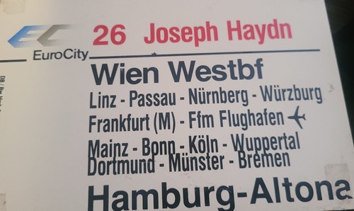 Zuglaufschild - 26/27, "