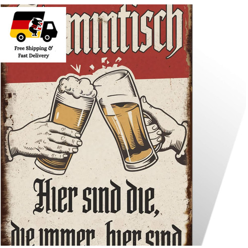 Putuo decor stammtisch schild - stammtisch,