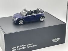 Minichamps '04 Mini Cooper Cabrio R52 in Black-Eye-Purple 1/43 OVP Werbemodell