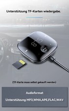 Bluetooth 5.0 FM Transmitter Auto Radio Adapter Freisprecheinrichtung KFZ Kits