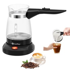 Elektrischer Türkischer Kaffeekocher 600W 0,5L Glas Mokkakanne Espressokocher