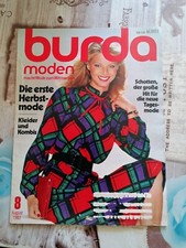  BURDA Moden August 1980 OHNE SCHNITTBOGEN!!! 