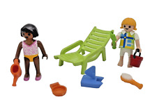 Playmobil Kinder Liege Strand Sommer Urlaub zwei Figuren mit Zubehör City life