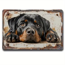 Blechschild Rottweiler Hund