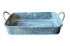 Zink Tablett mit Griffen