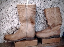 stiefel gr. 44 damen hellbeige