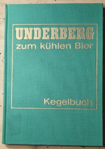Kegelbuch underberg zum - kegelbuch,