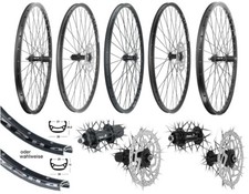 26 / 27,5 / 28" Disc Vorderrad Hinterrad MTB 8/9/10fach mit Shimano Bremsscheibe