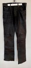 Motorrad Lederhose schwarz Gr 48 5 Pocket