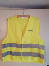 Warnweste Gr. S Gelb mit Klettverschluss Gebraucht