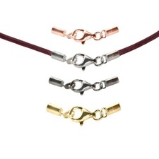 Ziegenleder - Halskette nach