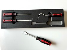 Holex Schaber- und Montage Set 4 Hakenwerkzeug groß Dichtungsscharber