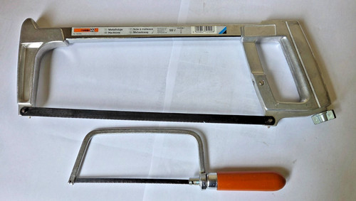 Zwei metallbügelsägen - zwei,