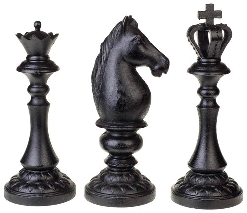 Schachfiguren 34cm figur - schachfiguren,