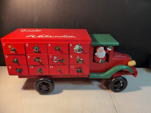 Vintage red truck - 14.5",