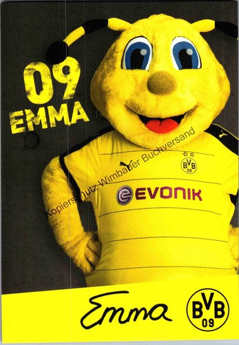 Postkarte emma bvb dortmund - postkarte,