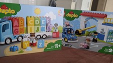 LEGO DUPLO  Sets:Polizeistation & Alphabet-Lastwagen (Gebraucht)