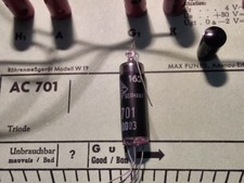 1x Röhre AC701 Telefunken /