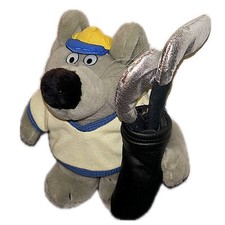 Uli Stein Stofftier Maus Golf Schläger Plüsch Figur Ratte 80s Spielzeug Sport