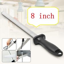 20cm Wetzstahl Messer-schleifer Diamant Wetzstab Messerschärfer Schleifstab oval