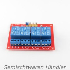 Relais 5V 4 Kanal 230V 10A Relaiskarte Relaisplatine Arduino AVR 230 V 5 V Karte