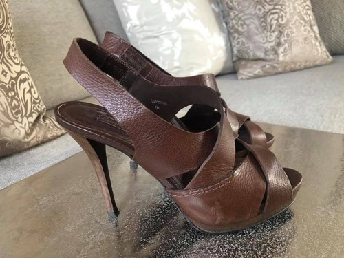 Zara pumps high heels braun - zara, 37