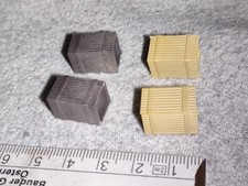 (187) Spur H0 Ladegut, 4 St. Holzkisten