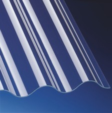 PVC Wellplatten Profilplatten P8  | 1,1 mm | Sinus 130/30 | Klar