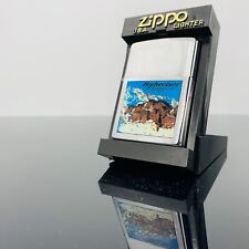 Zippo Feuerzeug Budweiser Clydesdales Beer Brewery Print Horses Mouuntains XVI