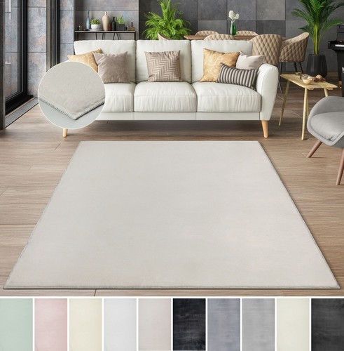 Kurzflor einfarbig teppich - kurzflor,