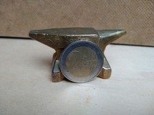 mini 6 cm Amboss Messing klein