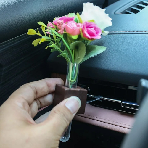 Mini auto blumenvase - auto, clip