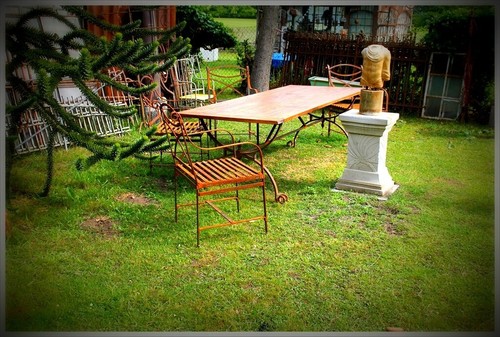 Garten stuhl armlehnsessel - stuhl,
