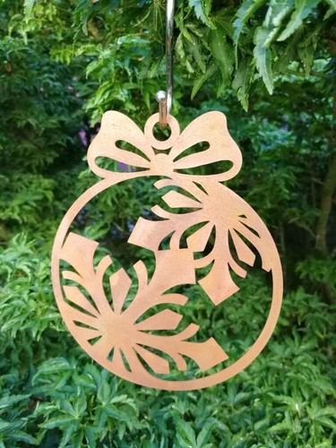 Edelrost christbaumkugel - edelrost, 2