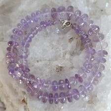Amethyst heilstein kette - heilstein,