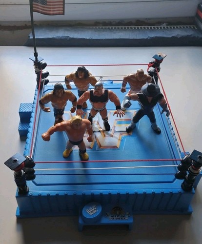Wwf ring hasbro 6 figuren - hasbro,
