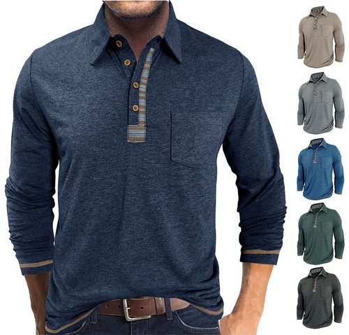 Herren langarmshirt poloshirt - herren,