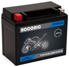 ACCONIC Sportivo AGM YTX12-BS