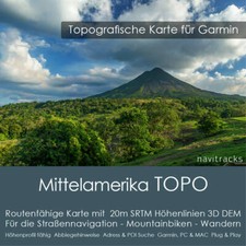 Mittelamerika Garmin Topo GPS