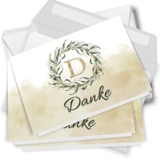 Dankeskarten mit - 10,