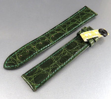 Original Cartier  Uhrenarmband 18/16 mm  aus Leder in Kroko-Design 010