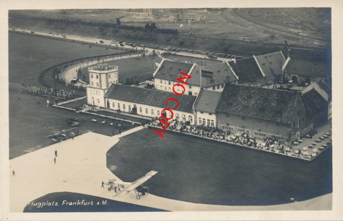 Luftbild postkarte flugplatz - luftbild,