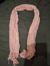 Damen jersey Uni Stola Schal  Halstuch Tuch Langschal Fransen Lang Loop schal  