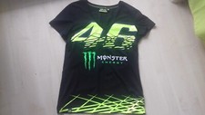 VR/46 Moto-GP Motorrad-Biker-T-Shirt-Hemd L-Damen MONSTER ENERGY ValentinoRossi