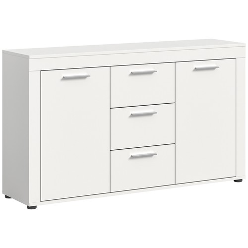 Sideboard jam weiß 125 cm - weiß,