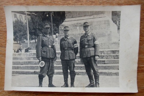 Altes foto feldgendarmerie - foto,
